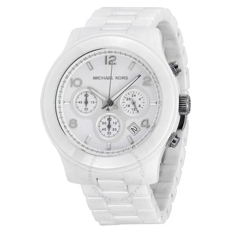 michael kors mk5163|michael kors white dial bracelet.